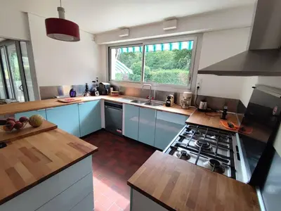 Cuisine ou kitchenette dans l'établissement Gite LE 45 TOURS