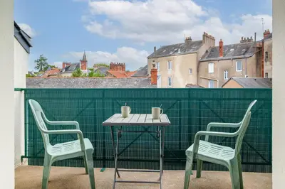 Balcon ou terrasse dans l'établissement L'Ingénieux - Appt près de la Place Zola