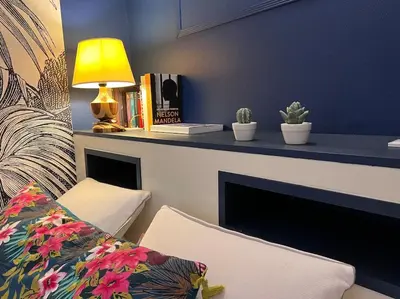 Coin salon dans l'établissement Le Pawlina