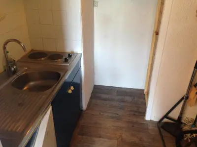 Cuisine ou kitchenette dans l'établissement La Triere