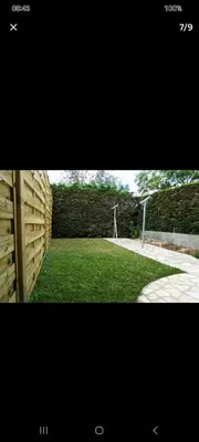 Jardin de l'établissement Chez pat