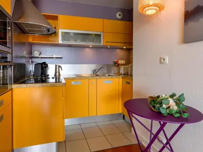 Cuisine ou kitchenette dans l'établissement Apartment Le Continental by Interhome