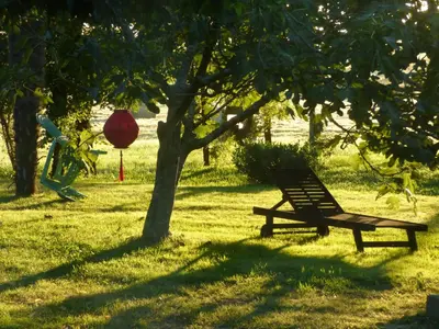 Jardin de l'établissement Petite maison en Brière.