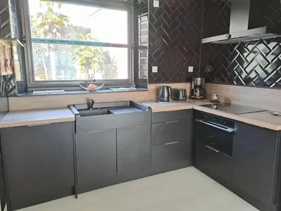 Cuisine ou kitchenette dans l'établissement La Mine des 4 pierres