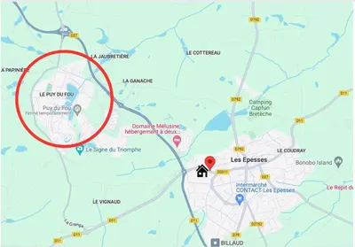 Plan de l'établissement L'Hématite