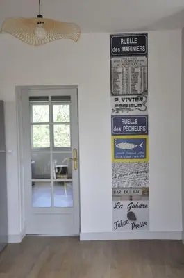 Plan de l'établissement Ô Rivage, maison familiale bord de Loire