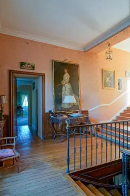 Coin salon dans l'établissement Château de Thouaré