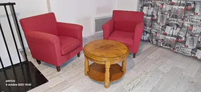 Coin salon dans l'établissement l alsace