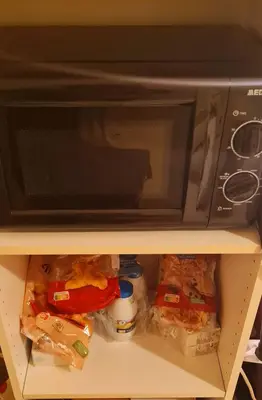 Cuisine ou kitchenette dans l'établissement Studio en face de la Cathédrale Saint Pierre Nantes
