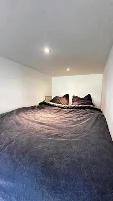 Un ou plusieurs lits dans un hébergement de l'établissement Appartement T1bis Saint Herblain