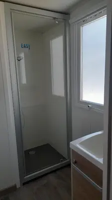 Salle de bains dans l'établissement Le Bois Dormant