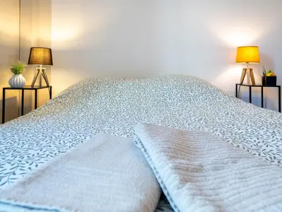 Un ou plusieurs lits dans un hébergement de l'établissement La Casse Dorée - Terrasse & Gare à proximité