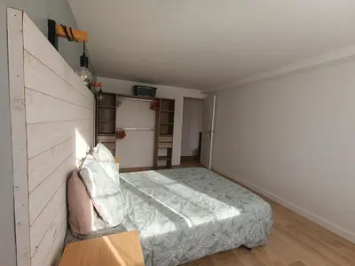 Un ou plusieurs lits dans un hébergement de l'établissement Maison de campagne