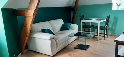 Coin salon dans l'établissement CIELBLEU