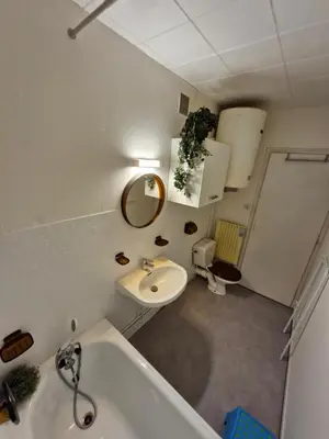 Salle de bains dans l'établissement Studio - Pleine Mer - 1 avenue des Pays de Monts - 1-1