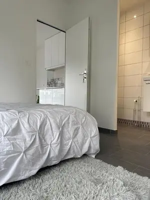 Salle de bains dans l'établissement Studio indépendant et cosy