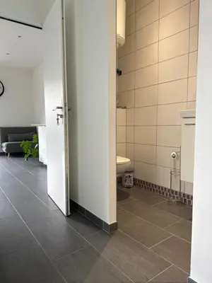 Salle de bains dans l'établissement Studio indépendant et cosy