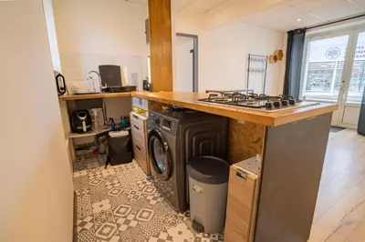 Plan de l'établissement Maison centre ville 50m2 - Jardin - L'atlas Zen