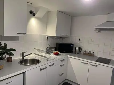 Cuisine ou kitchenette dans l'établissement Nantes : T1 bis hyper centre (commerce) très calme
