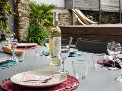 Boissons dans l'établissement Holiday Home Le Bain du Papillon by Interhome