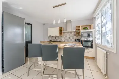 Cuisine ou kitchenette dans l'établissement L'Agave Nantaise - Jolie maison à 15min de Nantes