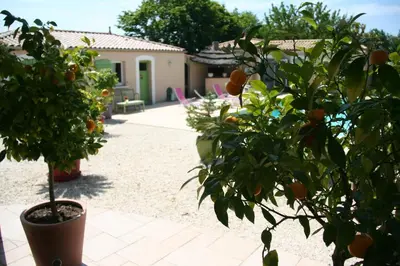 Jardin de l'établissement Une Chambre à la Campagne