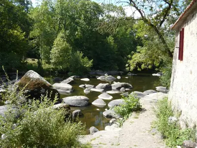 Paysage naturel près de le village vacances