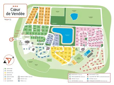 Plan de l'établissement MH-MAUFAY -- Mobil'home au Coeur de la Vendée