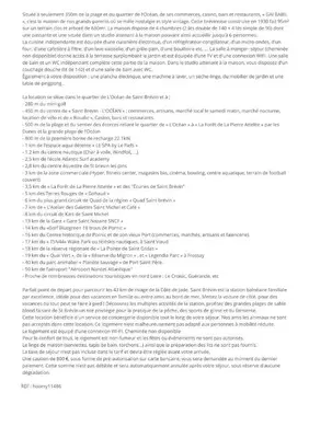 Plan de l'établissement Maison à 350m de la plage pour 6 à St Brevin