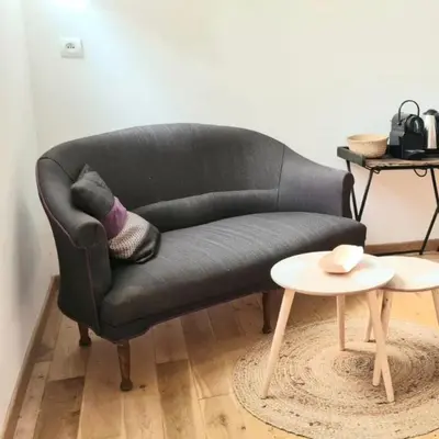 Coin salon dans l'établissement Le zen - Appartement avec terrasse