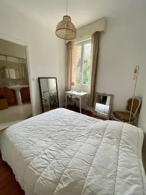 Un ou plusieurs lits dans un hébergement de l'établissement Villa SEA VIEW Pornic Harbor. Vue mer. 4 rooms