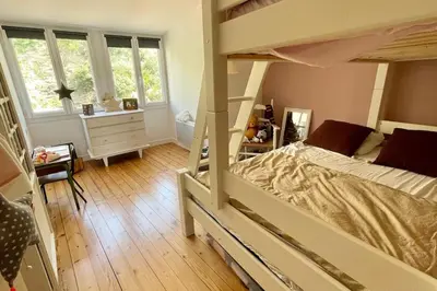 Un ou plusieurs lits dans un hébergement de l'établissement Villa SEA VIEW Pornic Harbor. Vue mer. 4 rooms