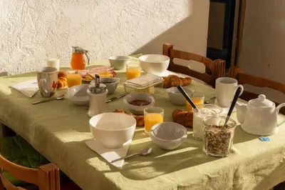 Nourriture dans le B&B/chambre d'hôtes ou à proximité