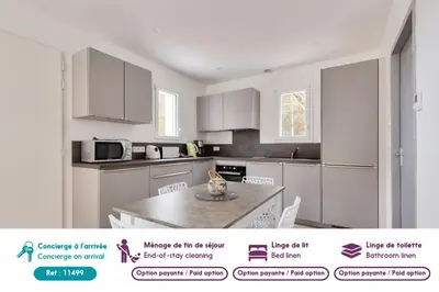Cuisine ou kitchenette dans l'établissement Campagne Vendéenne, Maison pour 6