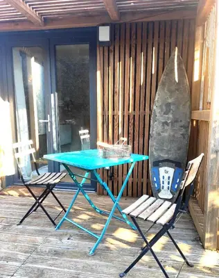 Terrasse ou espace extérieur de l'établissement Charmant studio à Saint Brévin l'Océan
