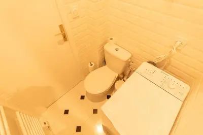 Salle de bains dans l'établissement Immeuble L'Aristocrate - Le Mystic- Bd Carnot