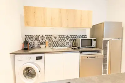 Cuisine ou kitchenette dans l'établissement Le Khalo - Château d'Angers - La Bonne Marienne