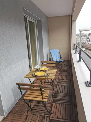 Balcon ou terrasse dans l'établissement Nouveau - Le Colibri