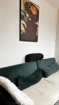 Coin salon dans l'établissement Loft Rezé