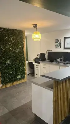 Cuisine ou kitchenette dans l'établissement Loft Rezé