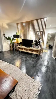 Coin salon dans l'établissement Loft Rezé