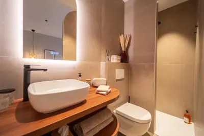 Salle de bains dans l'établissement LE NID, superbe chambre d'hôtes