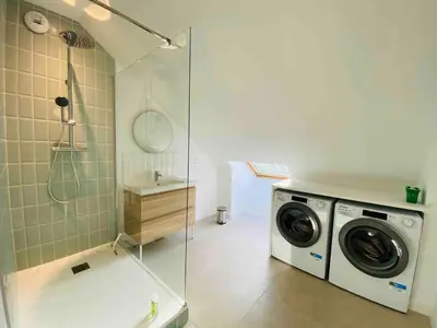 Salle de bains dans l'établissement La Casa Calot