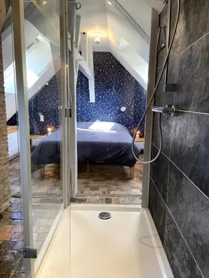Un ou plusieurs lits dans un hébergement de l'établissement La Casa Duplex