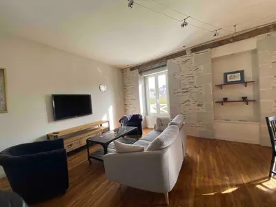 Télévision ou salle de divertissement dans l'établissement Casa Blancheraie