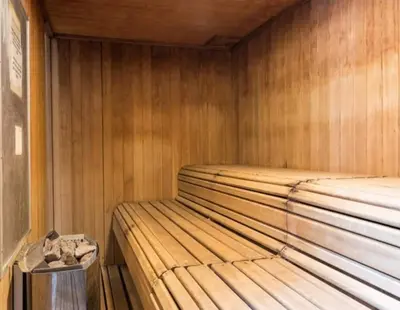 Plan de l'établissement Maison 6 personnes avec 2 chambres, piscines et sauna