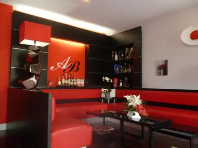 Salon ou bar de l'établissement Auberge bretonne
