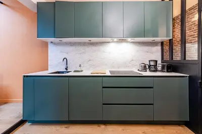 Cuisine ou kitchenette dans l'établissement L'élégance - Wifi - Climatisé - Vintage