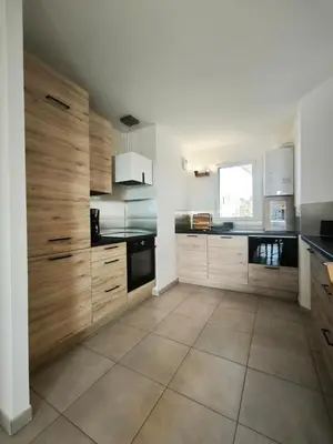 Cuisine ou kitchenette dans l'établissement L'Avocette plage, au coeur de Saint Brévin l'Océan