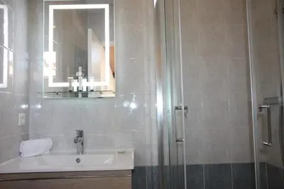 Salle de bains dans l'établissement Résid'Spa Loire & Sèvre - Appartement
